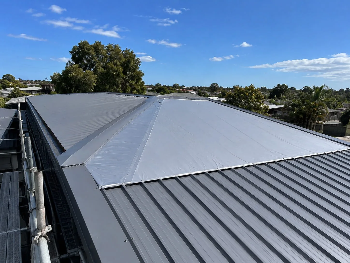 New metal roof installed on a West Auckland home