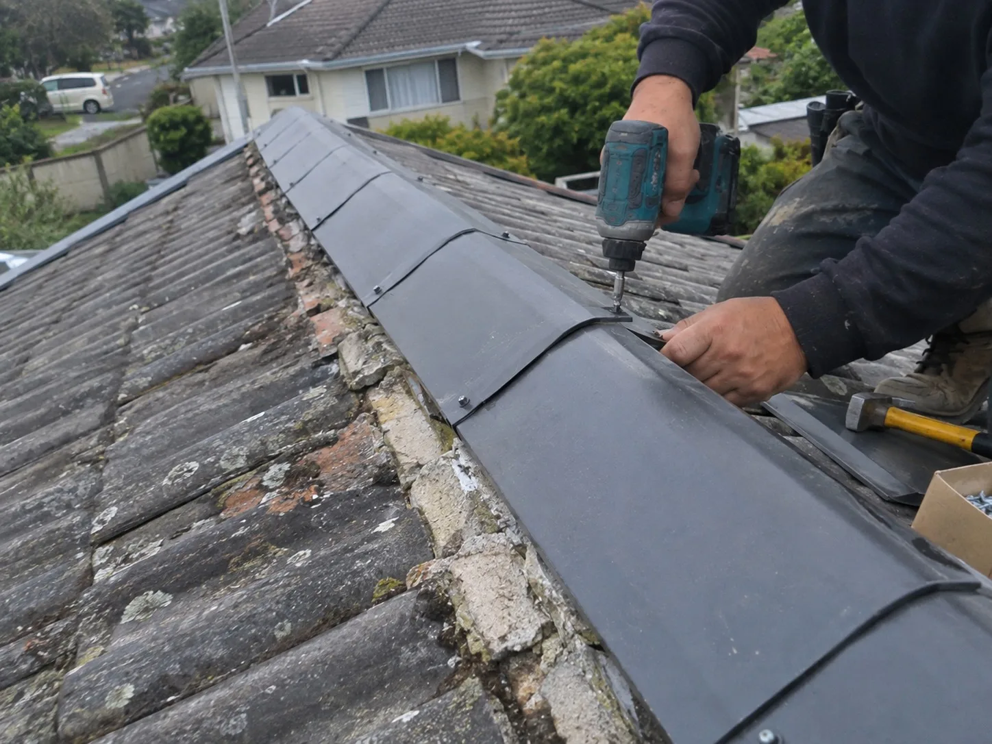Ridge Capping Repair in West Auckland