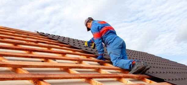 Roof maintenance work